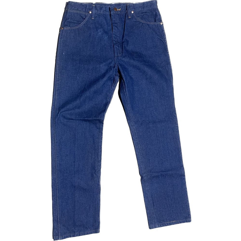 Wrangler Jeans: Men's Rigid Indigo 31MWZ DN Cowboy Cut Relaxed Fit Jeans 36x32